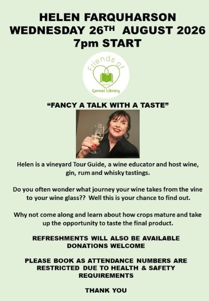 Friends of Gornal Library - Talk Presented by a Vineyard Tour Guide